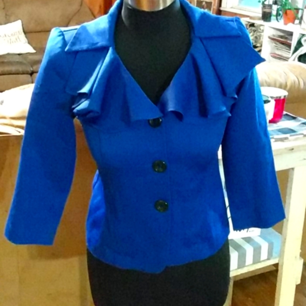Royal blue jacket